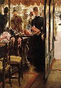 James Joseph Jacques Tissot Shop Girl oil on canvas